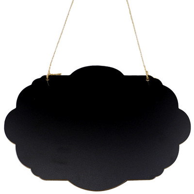 Kreativni dvostrani mali privjesak za ploču s porukama Dekoracija doma Drveni rukotvorini Viseći znak s užetom