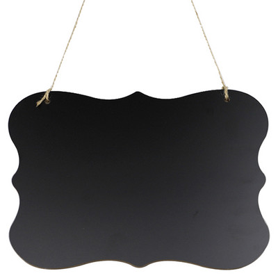 Kreativni dvostrani mali privjesak za ploču s porukama Dekoracija doma Drveni rukotvorini Viseći znak s užetom