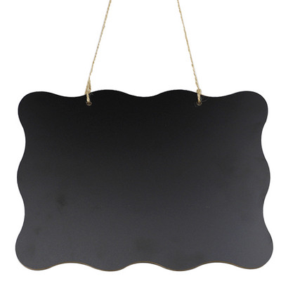 Kreativni dvostrani mali privjesak za ploču s porukama Dekoracija doma Drveni rukotvorini Viseći znak s užetom