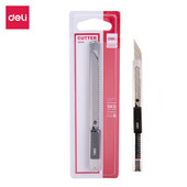 DELI Rezač papira Otvarač drvenih kutija Umjetnički nož Oštrica od 30 stupnjeva Metalni pomoćni obrtnički nož Rezač Nož za rezanje