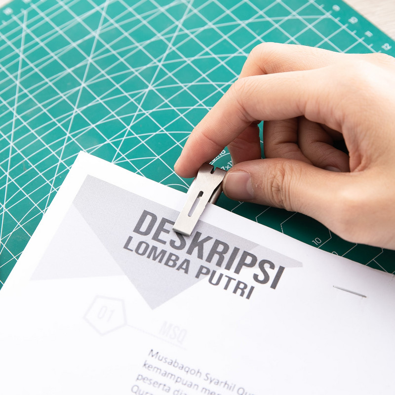 DELI Rezač papira Otvarač drvenih kutija Umjetnički nož Oštrica od 30 stupnjeva Metalni pomoćni obrtnički nož Rezač Nož za rezanje