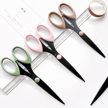 Morandi Color Scissor Stainless Steel Blade Safe Design Cutter for Fine Art Diary Album Craft Канцеларски материали Офис Училищни пособия