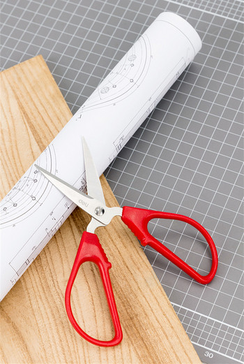 Deli 165 мм ножици от неръждаема стомана Бизнес канцеларски материали Офис Училищни пособия Шивашки ножици Домашен кухненски нож Инструмент за рязане на хартия