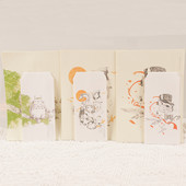 9Pcs Cartoon 3 omotnice + 6 pisama Hayao Miyazaki Spirited Away Papirnati komplet omotnica za pisma Pozivnica Papir za pisanje Pribor