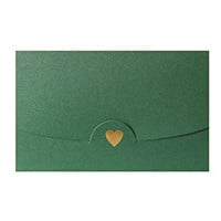 10 kom omotnica u boji 17,5x11 cm Retro bronzajuće srce Poklon poruka za Valentinovo Pismo Razglednica Dopisnica Student Pearlescent