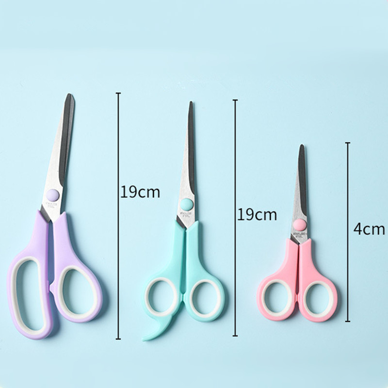 Škare od nehrđajućeg čelika u boji u 3 stila Kućne krojačke škare Školski uredski pribor Rezač Studentski pribor Poklon Alat za rezanje