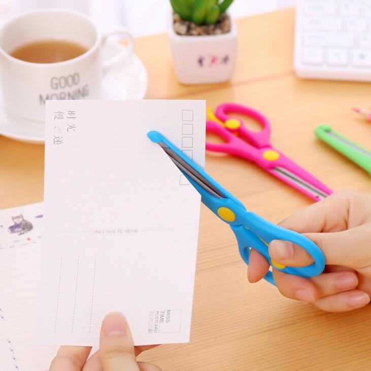 Sharkbang Mala djeca Ručno izrađene škare Studenti DIY čestitka Foto uzorci Škare za rezanje Školska djeca Papirnice