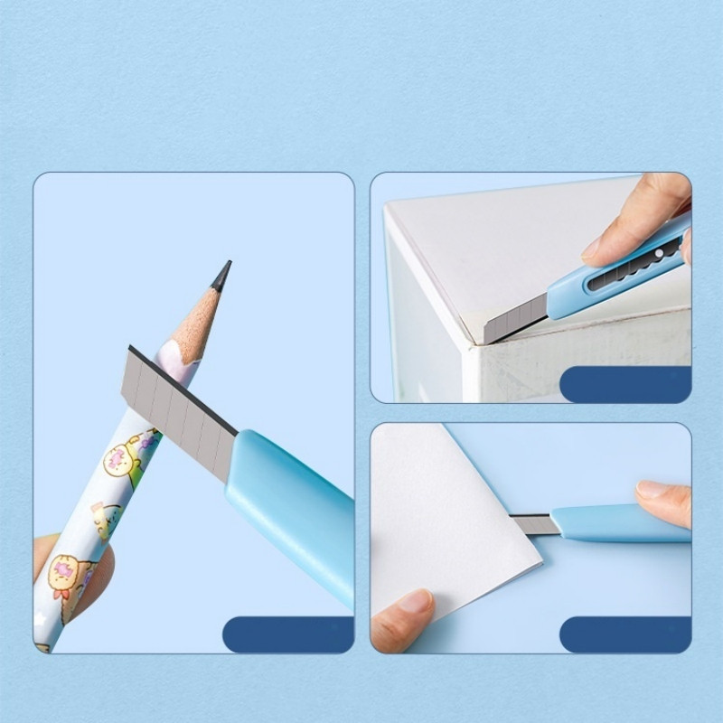 1kom crtani pomoćni nož Slatka zečeva patka Dino 9 mm SK5 Rezač s oštricom za zamatanje Ručni šiljač Uredska škola F7298