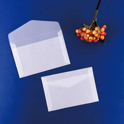 10 komada Prazna prozirna omotnica Sumporna kiselina Papirna omotnica Skladištenje foto razglednice Starinska prilagođena pozivnica za vjenčanje Poklon