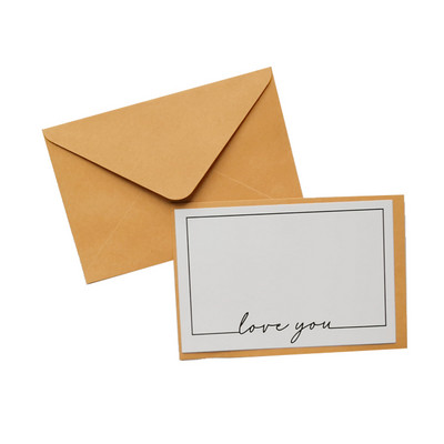 10 komada poklon za ispovijed za Valentinovo studentski pribor DIY kožna rođendanska blagoslovljena poruka omotnica s čestitkom