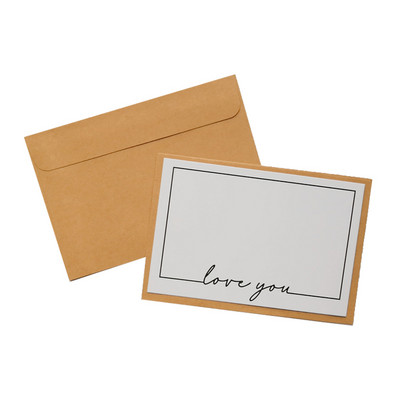 10 komada poklon za ispovijed za Valentinovo studentski pribor DIY kožna rođendanska blagoslovljena poruka omotnica s čestitkom