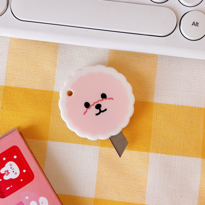 Cute Flower Dog Color Mini Portable Utility Knife Резачка за хартия Режеща хартия Острие за бръснач Канцеларски принадлежности Консумативи за рязане