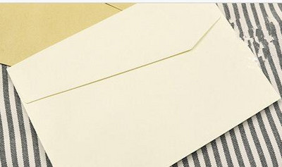 10kom crno-bijele poslovne omotnice od kraft papira Stare omotnice za poslovne pozivnice za vjenčanje Poklon omotnice