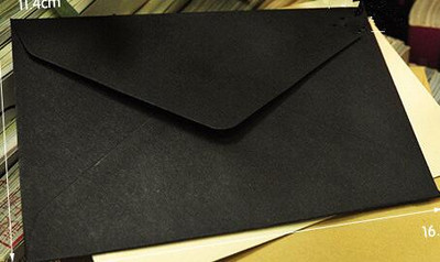 10kom crno-bijele poslovne omotnice od kraft papira Stare omotnice za poslovne pozivnice za vjenčanje Poklon omotnice