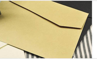 10kom crno-bijele poslovne omotnice od kraft papira Stare omotnice za poslovne pozivnice za vjenčanje Poklon omotnice