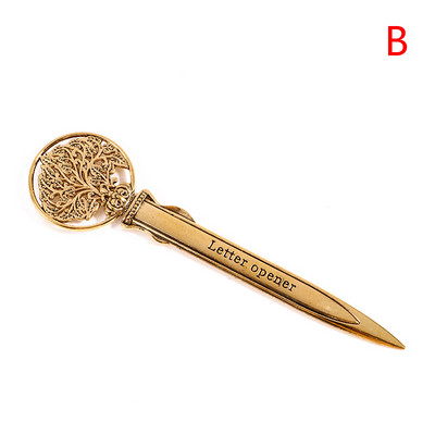 Μεταλλικό ρετρό χειροκίνητο Letter Opener Utility Knife Mini Portable Paper Cutter Letter Ανοιχτήρι φακέλων