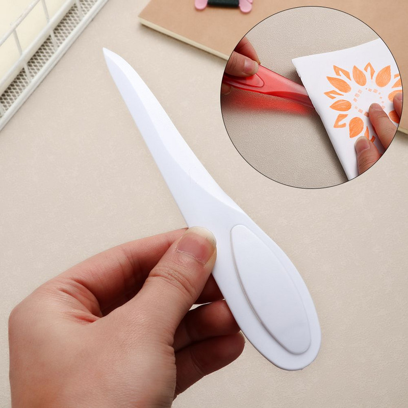 1Pc Point Tuner Seam Creaser Creases Εργαλεία ραψίματος με λαβή γύψινο Εργαλείο πίεσης πλαστικό σήμα ραφής για κόφτη χαρτιού ραπτικής