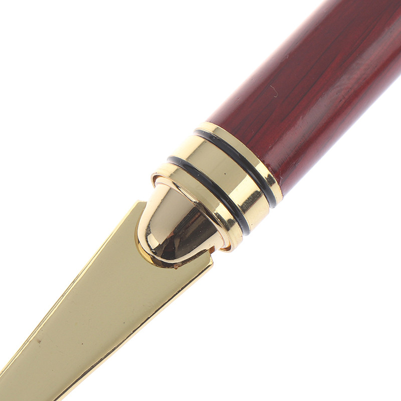 1 τεμ. Ξύλινη λαβή ανοιχτήρι γραμμάτων από ανοξείδωτο ατσάλι κομμένο χαρτί Μαχαίρι Σχιστοί φάκελοι αρχείων