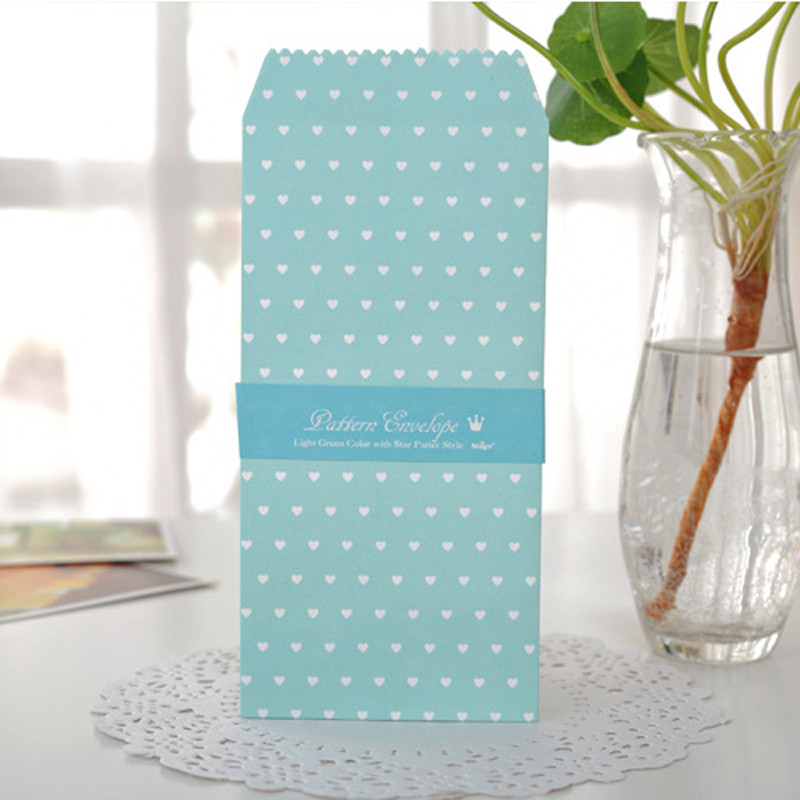 20 kom./lot novih slatkih crtanih kawaii papira omotnica sa zvijezdama u šarenim točkama za poklon karticu Dječji korejski pribor Besplatna dostava