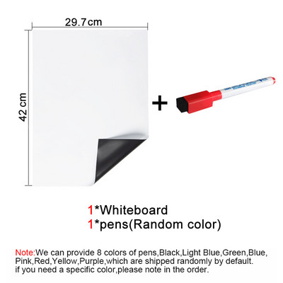 Magnetska bijela ploča za suho brisanje veličine A3 za hladnjak, hladnjak, 17x 12 inčnih listova, tjedni planer s popisom obaveza, bilješke, gumica za markere