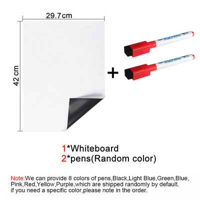 Magnetska bijela ploča za suho brisanje veličine A3 za hladnjak, hladnjak, 17x 12 inčnih listova, tjedni planer s popisom obaveza, bilješke, gumica za markere