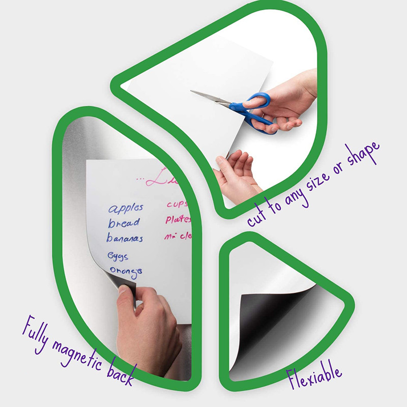 Magnetska bijela ploča za suho brisanje veličine A3 za hladnjak, hladnjak, 17x 12 inčnih listova, tjedni planer s popisom obaveza, bilješke, gumica za markere