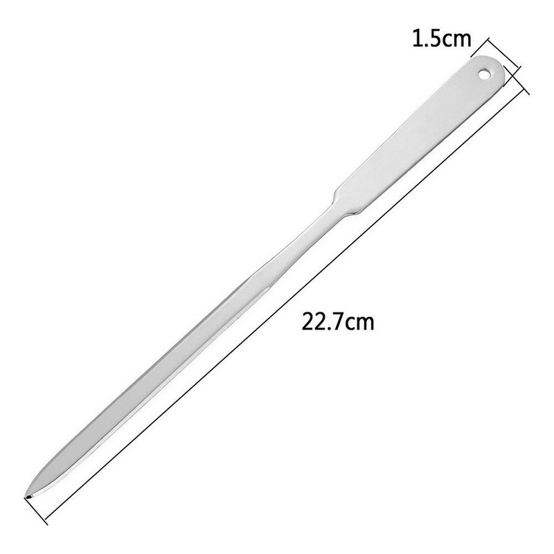 1 gab. Nerūsējošā tērauda vēstuļu attaisāmais papīrs, griezējs, griešanas rīki, gudrs papīrs, nazis, sadalīts fails, aploksnes, atvēršanas kancelejas preces