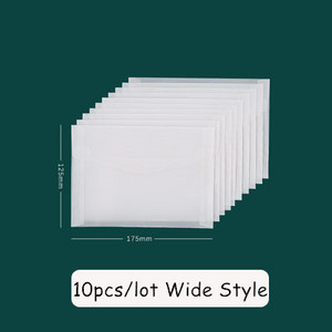 Sharkbang 10tk/partii läbipaistev ümbrik Retro tähed paberid tervitussoovid Vintage pulm sünnipäevapidu kirjatarbed ümbrik