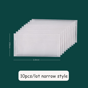 Sharkbang 10tk/partii läbipaistev ümbrik Retro tähed paberid tervitussoovid Vintage pulm sünnipäevapidu kirjatarbed ümbrik