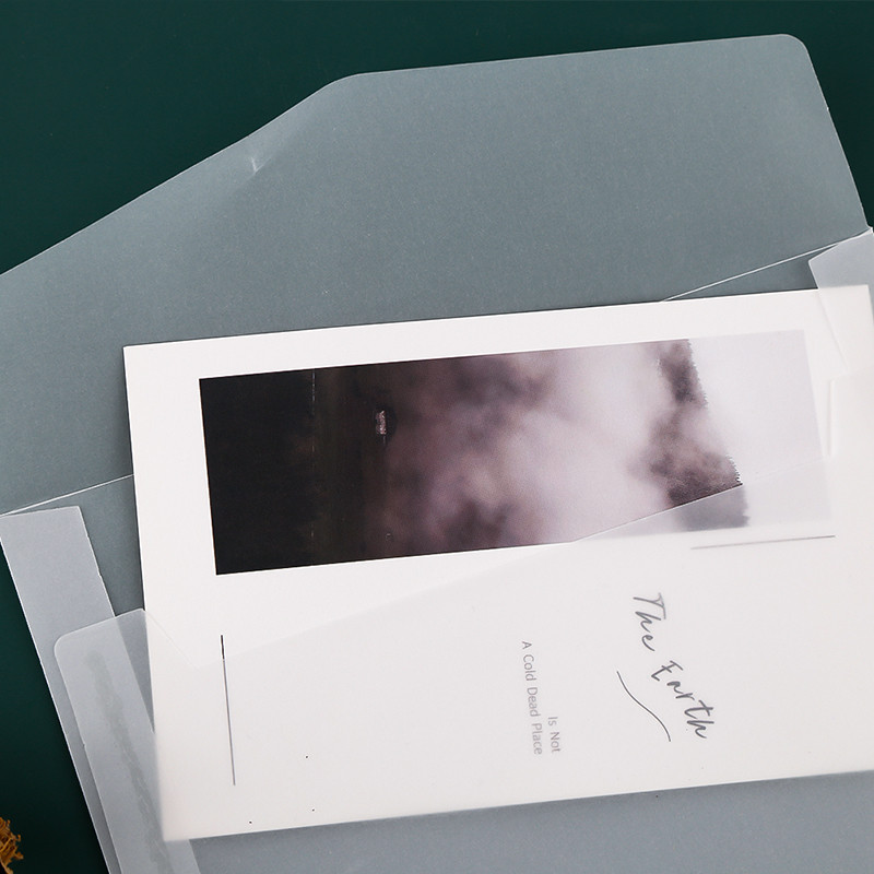 Sharkbang 10tk/partii läbipaistev ümbrik Retro tähed paberid tervitussoovid Vintage pulm sünnipäevapidu kirjatarbed ümbrik