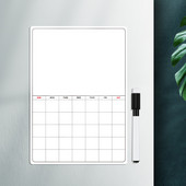 A5 Vienpusė magnetinė pranešimų lenta Perrašomas siuntimas lentos žymeklis Savaitinis tvarkaraštis Minkštas gali nuvalyti lentos šaldytuvo magnetas