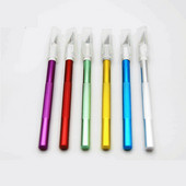 Metalni skalpel Komplet alata za noževe Neklizajuće oštrice Nož za graviranje Mobilni mobilni telefon Film Rez papira Ručni alati za rezbarenje