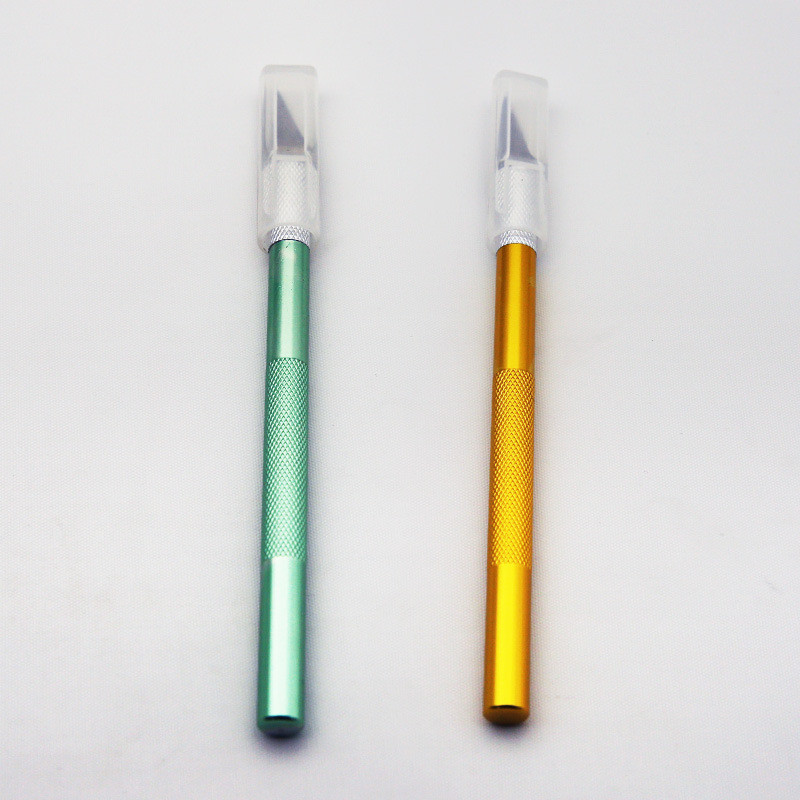 Metalni skalpel Komplet alata za noževe Neklizajuće oštrice Nož za graviranje Mobilni mobilni telefon Film Rez papira Ručni alati za rezbarenje