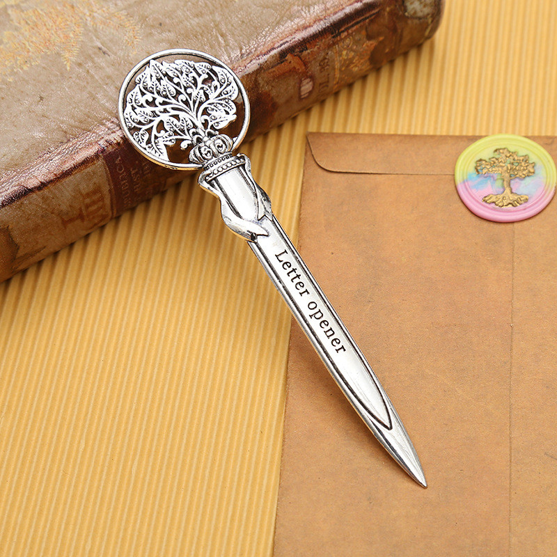 Ρετρό μεταλλικό ανοιχτήρι φακέλων Mini Portable Utility Knife Paper Cutter Αρχείο Φάκελος Διαχωρισμός Εργαλείου Επιστολή Άνοιγμα Μαθητικής Γραφικής