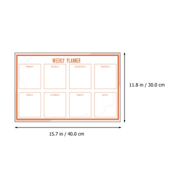 Whiteboard Calendar Dry Erase Monthly Refrigerator Εβδομαδιαία σχεδίαση πίνακας μαυροπίνακα Off Planner Graffiti Erasable Early