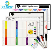 12 stilių magnetinė mėnesio ir savaitės planavimo lenta Šaldytuvo magnetas Lankstus pranešimų brėžinys Šaldytuvo skelbimų lenta