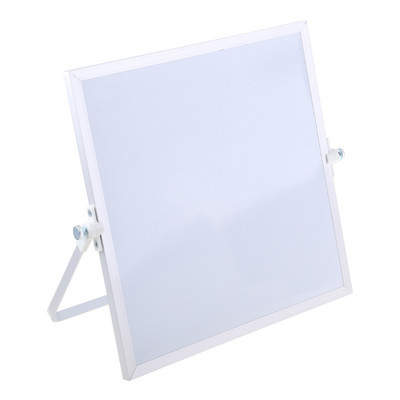 Maza magnētiska balta tāfele rakstāmgaldam 10"x10" divpusēja galddatora Dr y Era se tāfele ar statīvu studentiem Home Au18 21