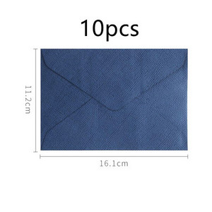 Vintage Premium kaņepju tekstūras rietumu aploksne kāzu ballītei, uzaicinājuma apsveikuma kartītes Dāvanu krāsainas vintage papīra aploksnes