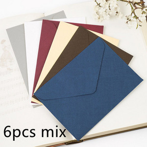 Vintage Premium kaņepju tekstūras rietumu aploksne kāzu ballītei, uzaicinājuma apsveikuma kartītes Dāvanu krāsainas vintage papīra aploksnes