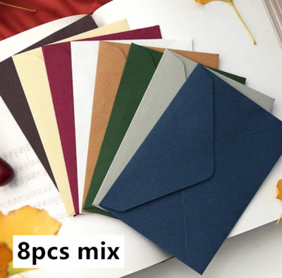 Vintage Premium kaņepju tekstūras rietumu aploksne kāzu ballītei, uzaicinājuma apsveikuma kartītes Dāvanu krāsainas vintage papīra aploksnes