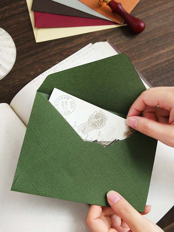 Vintage Premium kaņepju tekstūras rietumu aploksne kāzu ballītei, uzaicinājuma apsveikuma kartītes Dāvanu krāsainas vintage papīra aploksnes