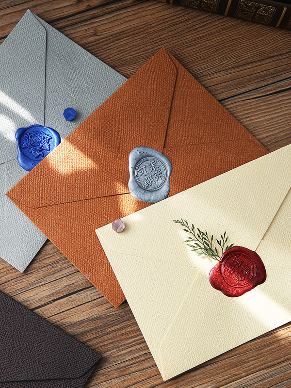 Vintage Premium kaņepju tekstūras rietumu aploksne kāzu ballītei, uzaicinājuma apsveikuma kartītes Dāvanu krāsainas vintage papīra aploksnes