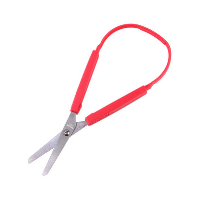 Raznobojne omče od nehrđajućeg čelika Škare Sigurnosne plastične elastične drške Alat za ručni rad Samootvarajući papir za rezanje Pribor za pisanje