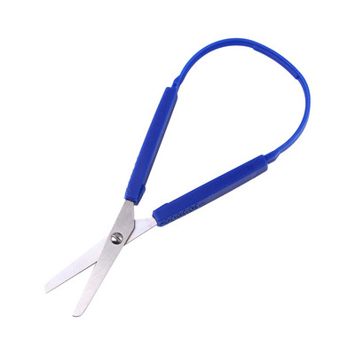 Raznobojne omče od nehrđajućeg čelika Škare Sigurnosne plastične elastične drške Alat za ručni rad Samootvarajući papir za rezanje Pribor za pisanje