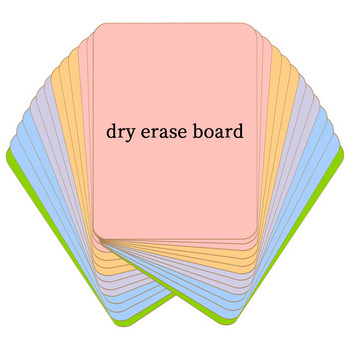 23*30CM двустранна бяла дъска за сухо изтриване Дъска за многократна употреба Бяла дъска за рисуване на реч с презентация Учебни материали