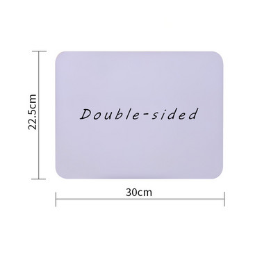 Λευκός πίνακας σχεδίασης ομιλίας 23*30 εκατοστών διπλής όψης Πίνακας ξηρής διαγραφής επαναχρησιμοποιήσιμος πίνακας συσκέψεων Λευκός πίνακας σχεδίασης ομιλίας με προμήθειες διδασκαλίας παρουσίασης