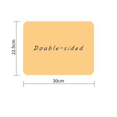 Λευκός πίνακας σχεδίασης ομιλίας 23*30 εκατοστών διπλής όψης Πίνακας ξηρής διαγραφής επαναχρησιμοποιήσιμος πίνακας συσκέψεων Λευκός πίνακας σχεδίασης ομιλίας με προμήθειες διδασκαλίας παρουσίασης