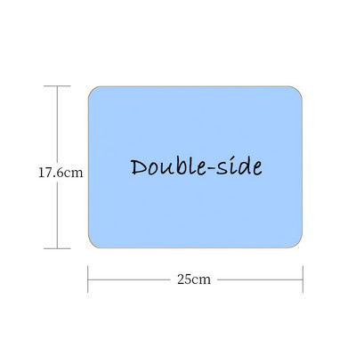 Λευκός πίνακας σχεδίασης ομιλίας 23*30 εκατοστών διπλής όψης Πίνακας ξηρής διαγραφής επαναχρησιμοποιήσιμος πίνακας συσκέψεων Λευκός πίνακας σχεδίασης ομιλίας με προμήθειες διδασκαλίας παρουσίασης