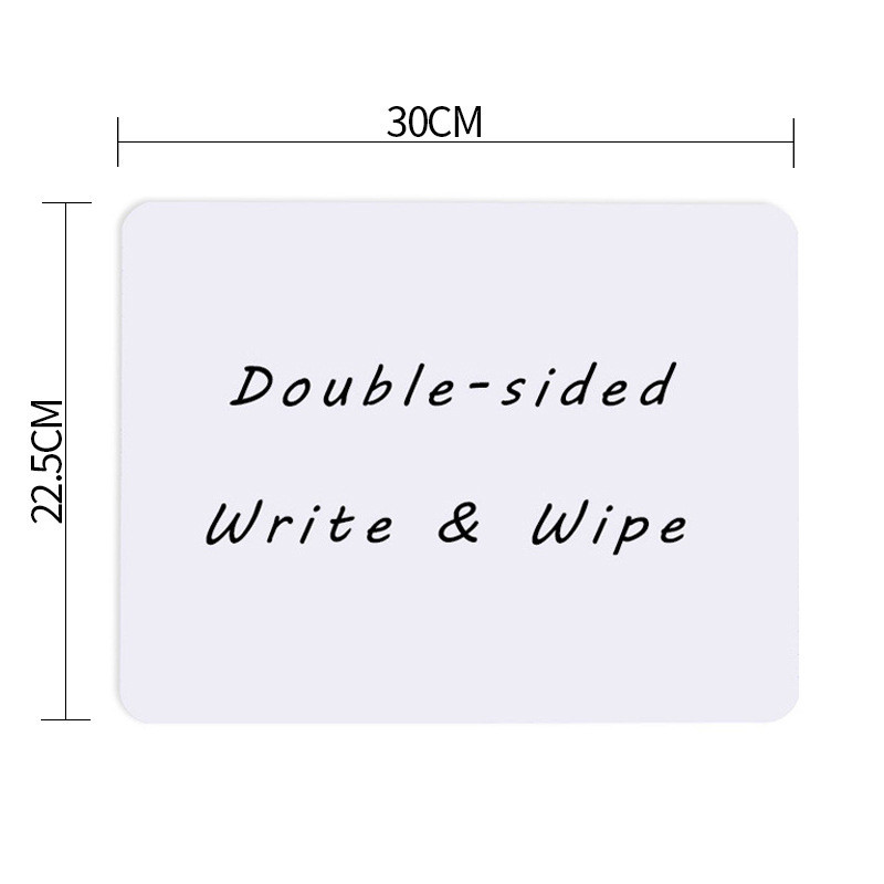 Λευκός πίνακας σχεδίασης ομιλίας 23*30 εκατοστών διπλής όψης Πίνακας ξηρής διαγραφής επαναχρησιμοποιήσιμος πίνακας συσκέψεων Λευκός πίνακας σχεδίασης ομιλίας με προμήθειες διδασκαλίας παρουσίασης