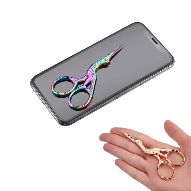 MOHAMM 1 részes rozsdamentes acél hegy Klasszikus gólyaolló varráshoz, kézműves alkotásokhoz, mindennapi használatra barkácseszközök